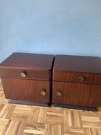 Art Deco Nachtkastjes - Set van 2 - Teak, Antiek en Kunst, Antiek | Meubels | Kasten, Ophalen