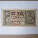 20 Reichsmark Duitsland Derde Rijk, Postzegels en Munten, Bankbiljetten | Europa | Niet-Eurobiljetten, Los biljet, Duitsland, Ophalen of Verzenden
