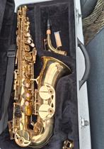 Saxofoon ..jager..in koffer Inc.  Stander enz., Muziek en Instrumenten, Blaasinstrumenten | Saxofoons, Ophalen, Zo goed als nieuw