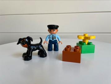 Duplo 5678 Politie met hond  beschikbaar voor biedingen