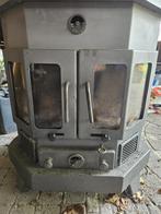 Houtkachel helex binkie goedwerkende, Ophalen, Gebruikt, Hout, Houtkachel