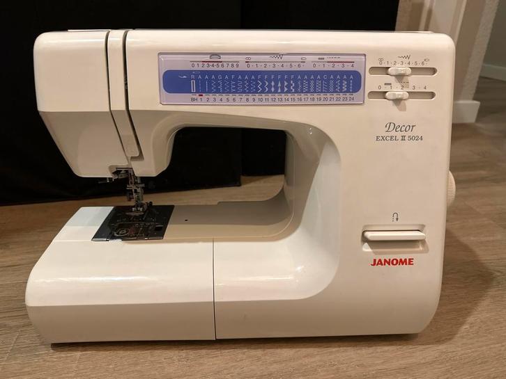 Janome Decor Excel II 5024 Naaimachine - Werkt Perfect!, Hobby en Vrije tijd, Naaimachines en Toebehoren, Gebruikt, Naaimachine