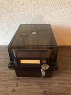 Archief box papier box met slot, Ophalen of Verzenden, Zo goed als nieuw