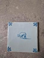 Oud tegeltje gemaakt door Kon. Tichelaar., Antiek en Kunst, Ophalen of Verzenden