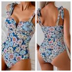Badpak / Badmode Maat S NIEUW! Bloemetjes / flowers print, Ophalen of Verzenden, Nieuw, Overige kleuren, Badpak