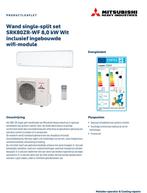 Airconditioning Mitsubishi Heavy Industries 8 KW, Verwarmen, 3 snelheden of meer, Ophalen of Verzenden, Zo goed als nieuw