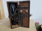 vintage antieke  veldtelefoon   regio eind jaren 40, Verzamelen, Militaria | Algemeen, Ophalen of Verzenden, Landmacht, Nederland