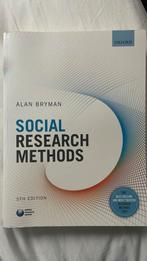 Social research methods Alan Bryman 5th edition Oxford 2016, Boeken, Overige wetenschappen, Ophalen of Verzenden, Bryman, Alan