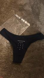 Super leuke string met opdruk Maat S Kleur donkerblauw Nieuw, Ophalen of Verzenden, Blauw, String