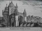 Ets Spaarnwouder poort Haarlem, A. Rademaker 1732, Antiek en Kunst, Verzenden
