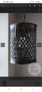 2 stoere handgemaakte smeedijzeren hanglampen sober stoer, Huis en Inrichting, Ophalen of Verzenden, Nieuw