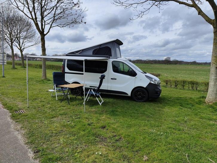 Vrijheid op wielen – Opel Vivaro camper met hefdak, 125pk &, Caravans en Kamperen, Campers, Bedrijf, tot en met 4, Buscamper of Camperbus