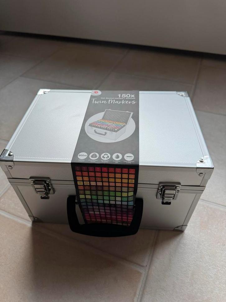 Decotime Twin Markers Set 150 stuks  - Nieuw!, Hobby en Vrije tijd, Tekenen, Nieuw, Potlood of Stift, Ophalen of Verzenden