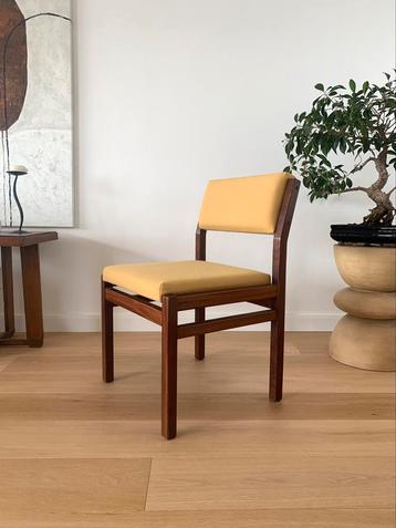 4 Vintage Pastoe Cees Braakman SA07 wooden chairs brown