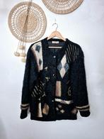 Vintage warm mohair 80s/90s vest L, Kleding | Dames, Vintage, Ophalen of Verzenden, Zo goed als nieuw, Maat 42/44 (L)