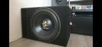 15 inch Ground Zero Subwoofer GZRW 15XSPL + Box, Ophalen, Zo goed als nieuw