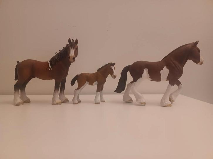 Schleich Paarden Familie - Kerst/Sinterklaas Cadeau!, Kinderen en Baby's, Speelgoed | Poppen, Zo goed als nieuw, Overige typen