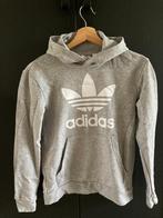 Adidas hoodie trui met capuchon, grijs, met buik steekzak,, Kinderen en Baby's, Kinderkleding | Maat 146, Trui of Vest, Jongen of Meisje