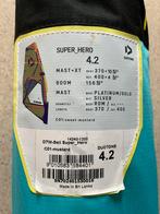 Duotone Super Hero 4.2 (2024/2025), Ophalen, Met draagtas, Minder dan 250 cm, Zo goed als nieuw