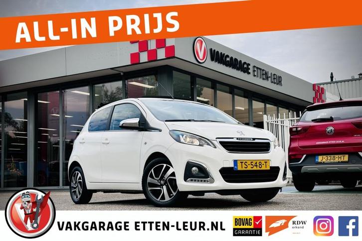 Peugeot 108 1.0 e-VTi Allure TOP Cabrio | CLIMA | APPLE + AN, Auto's, Peugeot, Bedrijf, ABS, Achteruitrijcamera, Airbags, Airconditioning