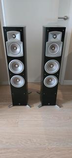 Yamaha NS555 zuilspeaker set, Ophalen, Gebruikt, 120 watt of meer, Overige merken