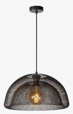 Lucide zwart metalen draadgaas hanglamp, Ophalen of Verzenden, Zo goed als nieuw, Metaal, Modern
