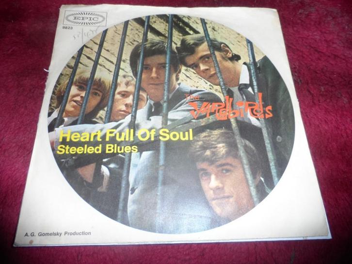 The Yardbirds - Heart full of soul / Steeled Blues, Cd's en Dvd's, Vinyl Singles, Gebruikt, Single, Rock en Metal, 7 inch, Ophalen of Verzenden