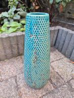 Turquoise Keramieken Vaas - 33cm, Antiek en Kunst, Ophalen
