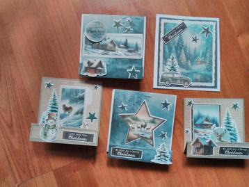 Handgemaakte Kerstkaarten - Winter Wonderland beschikbaar voor biedingen