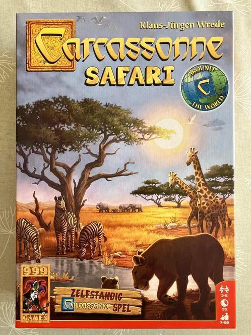 Carcassonne Safari Bordspel - Zo Goed Als Nieuw, Hobby en Vrije tijd, Gezelschapsspellen | Bordspellen, Zo goed als nieuw, Ophalen