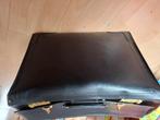 Zwart leren attache/documenten koffer, Ophalen of Verzenden, Zo goed als nieuw, Minder dan 35 cm, Minder dan 50 cm