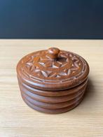 Houten Opbergdoosje - Handgesneden, Ophalen of Verzenden, Zo goed als nieuw