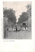 Stellendam Voorstraat met volk Goeree-Overflakkee, Verzamelen, Ansichtkaarten | Nederland, Zuid-Holland, Ongelopen, Voor 1920