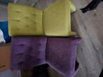 4 leuke gekleurde stoelen, Huis en Inrichting, Stoelen, Ophalen, Gebruikt, Overige kleuren