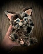 Teddy beer Kat Kitten bear teddybeer handgemaakt beweegbaar, Verzenden, Nieuw, Stoffen beer, Overige merken