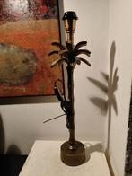 2976 Gouden Palmboom Tafellamp Hollywood Regency, Gebruikt, Ophalen of Verzenden, Hollywood Regency, Minder dan 100 cm