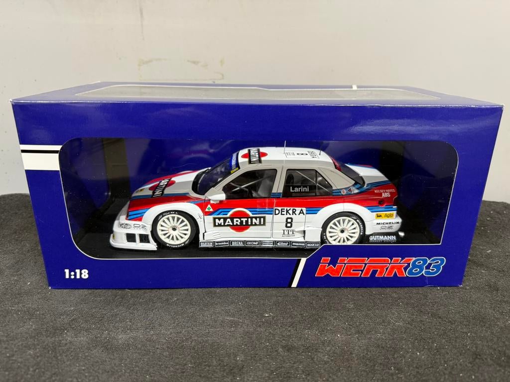 1:18 Werk83 Alfa Romeo 155 V6 TI DTM /ITC 1995 Larini, Ophalen of Verzenden, Nieuw, Auto, Overige merken