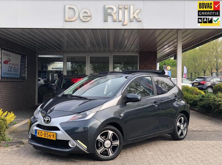 Toyota Aygo 1.0 VVT-i x-clusiv | Open Dak | Navi, Camera, Cl, Auto's, Toyota, Bedrijf, Te koop, Aygo, ABS, Achteruitrijcamera
