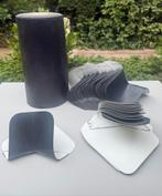 Pvc dakbedekking 44 hoeken en een dikke rol pvc van 35 cm/b, Pvc.com, Kunststof, Zwart, Overige typen