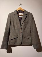 Visgraat colbert met elleboogpads mt. M, Maat 38/40 (M), H&M, Bruin, Ophalen of Verzenden