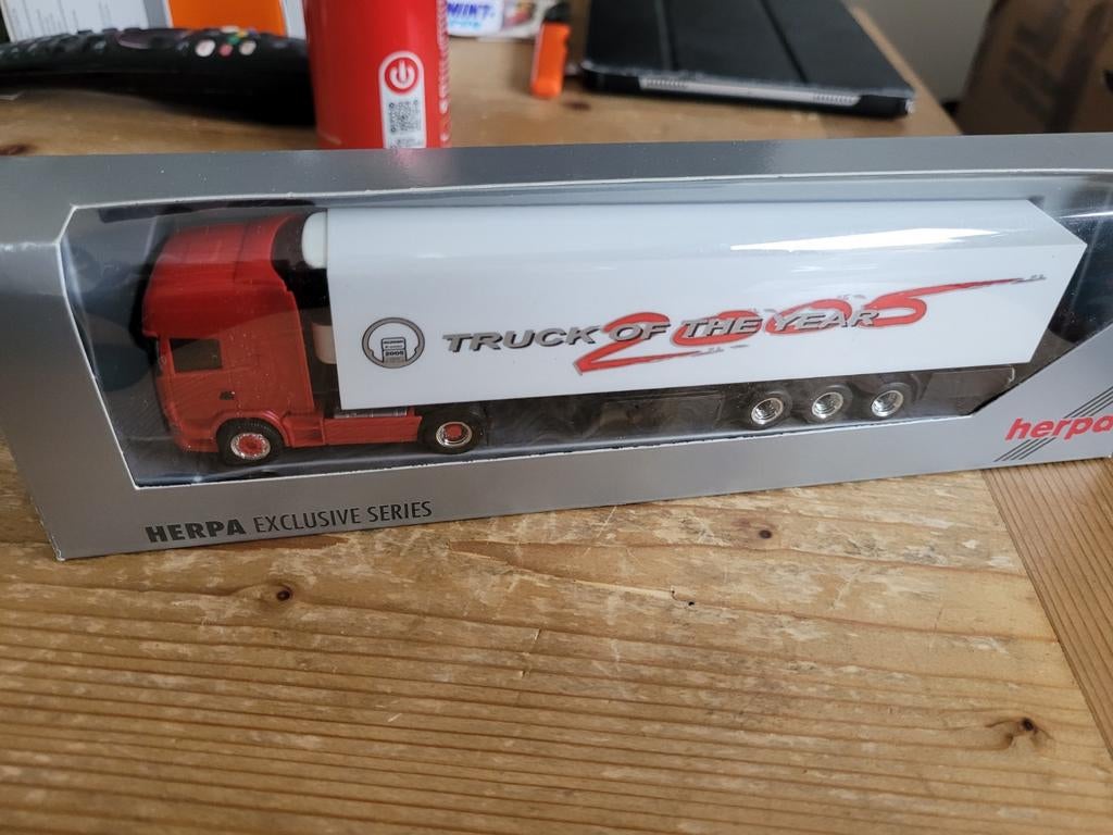 Scania demo 2006, Hobby en Vrije tijd, Modelauto's | 1:87, Nieuw, Bus of Vrachtwagen, Herpa, Ophalen of Verzenden
