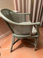 4 eetkamerstoelen rotan met webbing, Tuin en Terras, Tuinstoelen, Ophalen, Zo goed als nieuw, Rotan