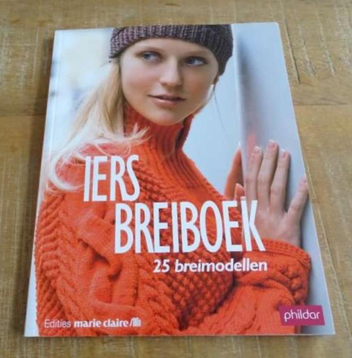 Iers breiboek Phildar Marie Claire 25 breimodellen, Hobby en Vrije tijd, Breien en Haken, Zo goed als nieuw, Breien, Patroon of Boek