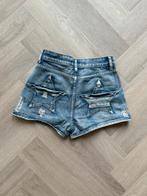 Denim short met sterren maat S, Kleding | Dames, Spijkerbroeken en Jeans, Romwe, Blauw, Ophalen of Verzenden, Zo goed als nieuw