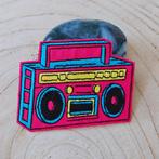 Strijk embleem applicatie Patch Radio, D, Nieuw, Ophalen of Verzenden, D