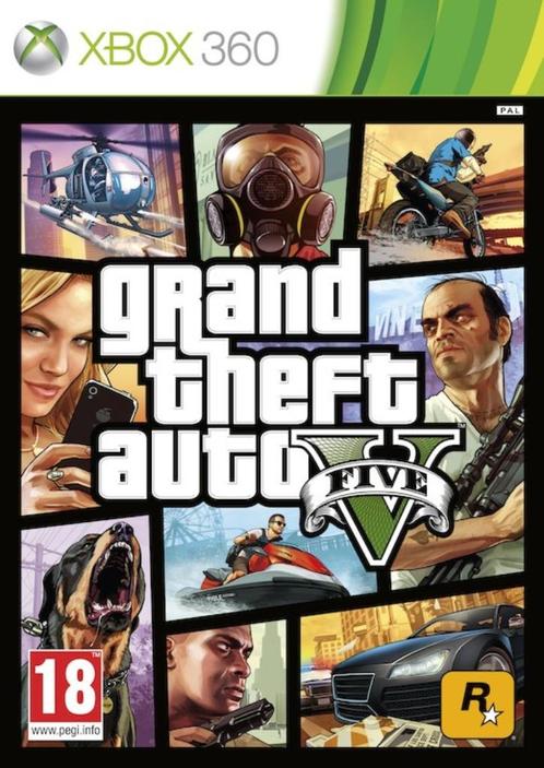 Grand Theft Auto V (GTA 5) Xbox 360 – Slechts €7,99!, Spelcomputers en Games, Games | Xbox 360, Zo goed als nieuw, Avontuur en Actie
