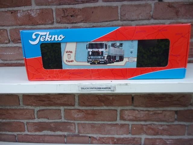 Tekno  Scania  143M  450  PK  V8  van  P. J. Hoogendoorn., Hobby en Vrije tijd, Modelauto's | 1:50, Ophalen of Verzenden, Nieuw