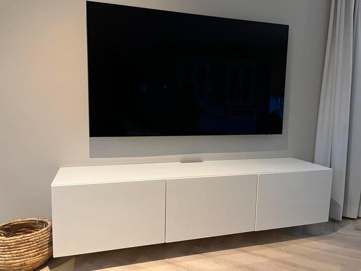 IKEA BESTA TV-meubel, Huis en Inrichting, Kasten | Televisiemeubels, Zo goed als nieuw, Minder dan 100 cm, 150 tot 200 cm, 25 tot 50 cm
