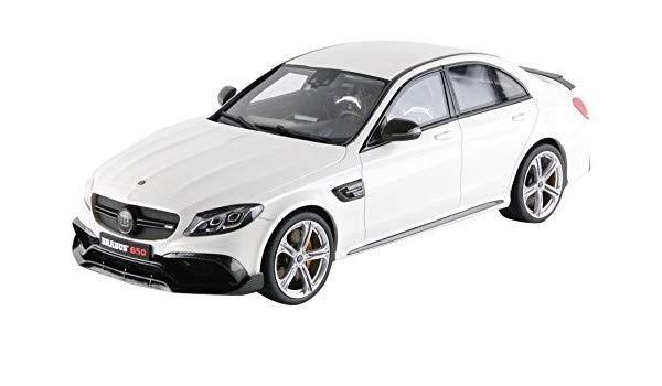 GT Spirit Mercedes-Benz W204 C63 AMG Brabus 650 White - 2015, Hobby en Vrije tijd, Modelauto's | 1:18, Zo goed als nieuw, Auto