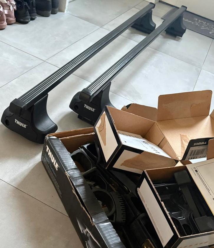 Thule dakdragers zwart, Auto diversen, Dakdragers, Ophalen of Verzenden